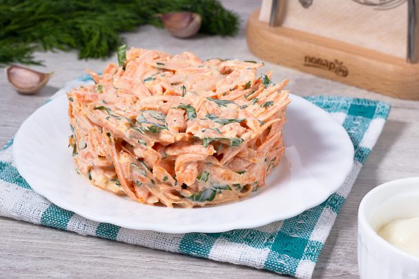 Салат с морковью и хреном Салат с морковью и хреном