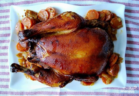 Курочка с хрустящей корочкой в духовке