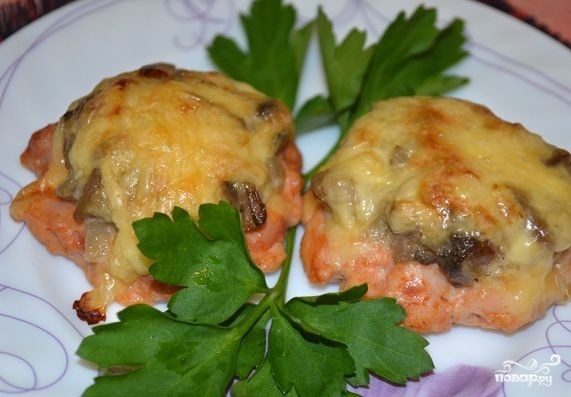 Куриные медальоны в духовке