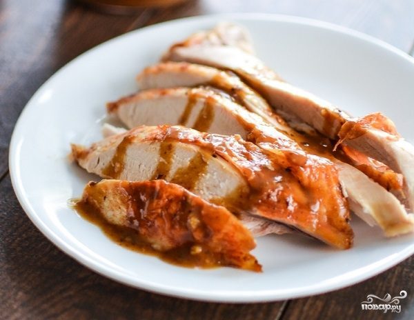 Индейка с апельсинами в духовке