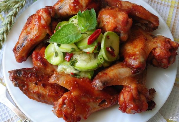 Куриные крылышки барбекю