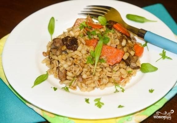 Перловка с мясом