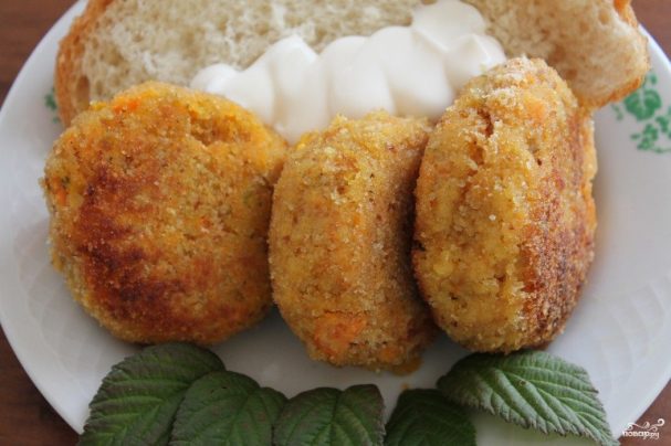 Морковные котлеты диетические 