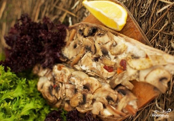 Скумбрия, запеченная с сыром