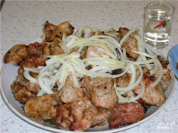 Шашлык из свинины без уксуса