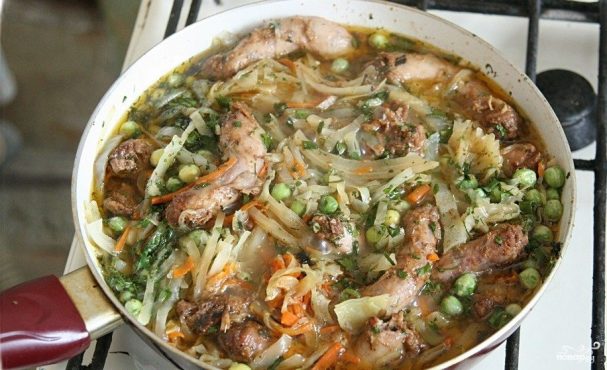 Тушеные шейки куриные 