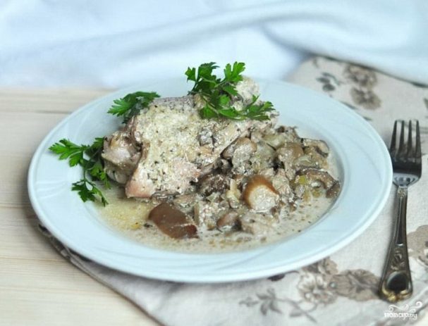 Курица с вешенками в мультиварке — рецепт с фото пошагово Курица с вешенками в мультиварке — рецепт с фото пошагово