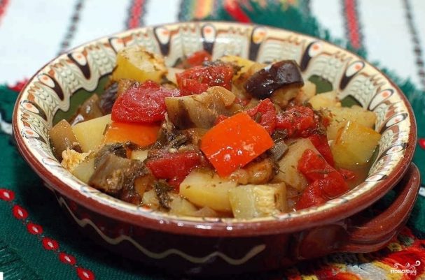 Овощи в горшочке