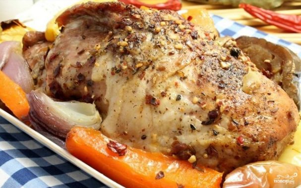 Свинина со свежими овощами Свинина со свежими овощами