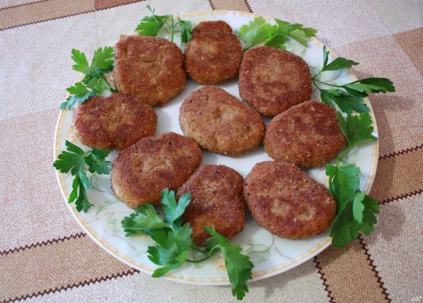 Котлеты из гречки с грибами