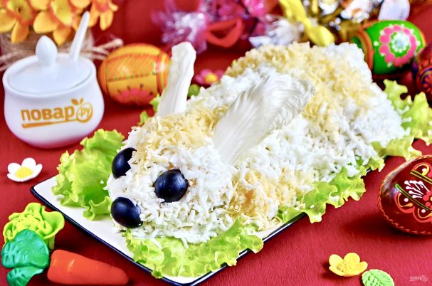 Салат Пасхальный кролик Салат Пасхальный кролик