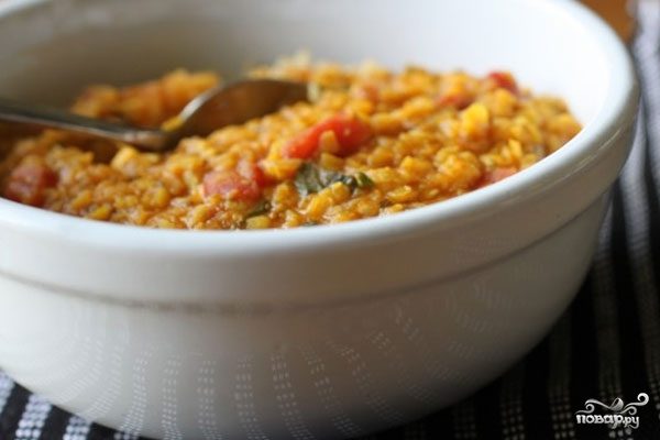 Каша из чечевицы