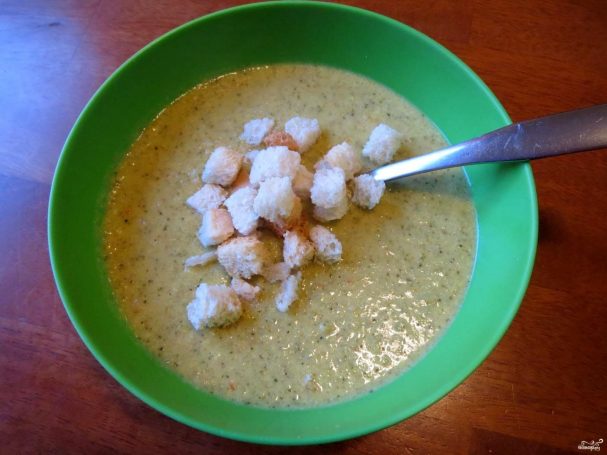 Пюре из тыквы и брокколи