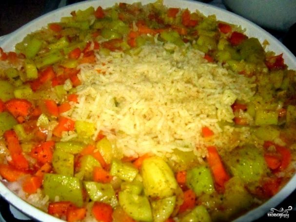 Кабачки с рисом