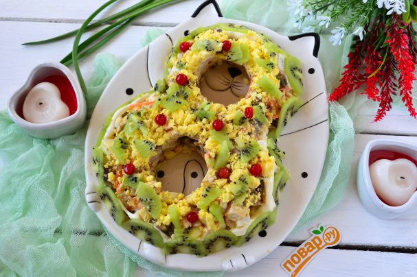 Очень вкусный салат на 8 Марта