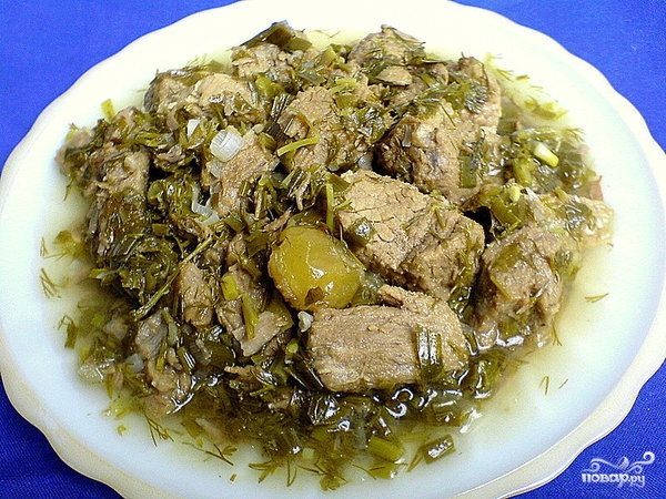 Чакапули со свининой