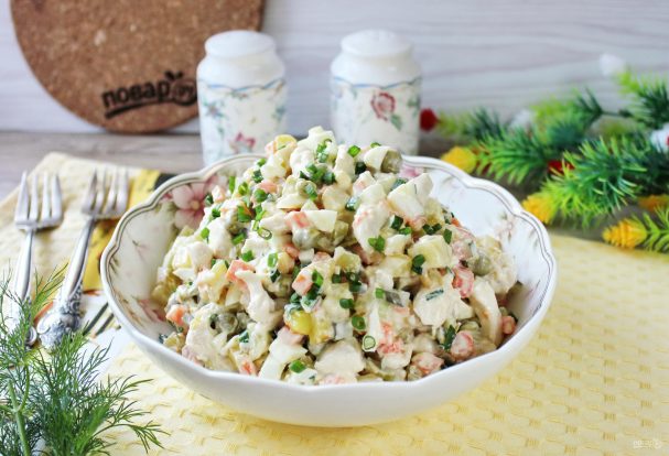 Жареный «Оливье»